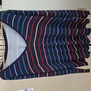 Lane Bryant Women's Black Striped Shirt Size 22/24 (Christine #7)